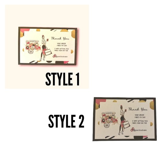 Thank You Cards, Thank You Packaging Cards set of 100 Business Card - Picture 3 of 10